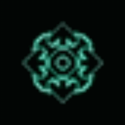 It Looks Like A Glowing Circle With Arrows In It . GIF