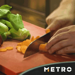 It's A Chopping Skill Contest GIF