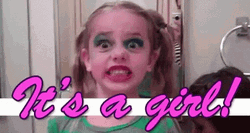 It's A Girl Freaky Kid GIF