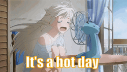 It's A Hot Day Cooling GIF