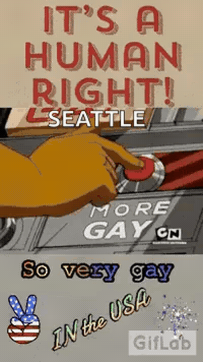 It's A Human Right Poster GIF