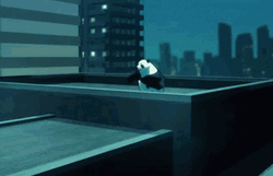 It's A Panda Parkour GIF