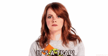 It's A Trap Emma Stone GIF