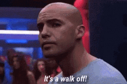 It's A Walk Off Billy Zane GIF