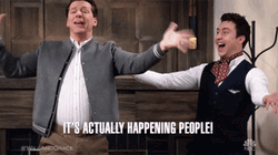 It's Actually Happening People Will And Grace Gay GIF