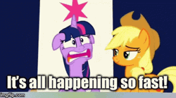 It's All Happening So Fast My Little Pony Inhale Bag GIF