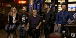 It's Always Sunny Group Raising Hands GIF