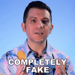 It's Completely Fake It's Staged GIF