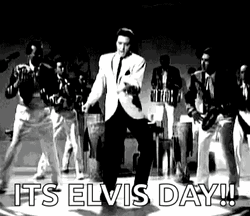 It's Elvis Day Historic Ageless Performance GIF