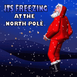 It's Freezing Bad Santa GIF