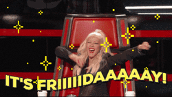 It's Friday Cheering Slide Show GIF