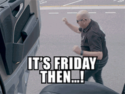 It's Friday Then Dance White Guy GIF