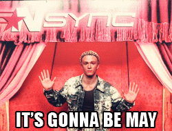 It's Gonna Be May Justin Timberlake Excited Singing GIF