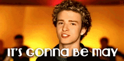 It's Gonna Be May Justin Timberlake Singing Music  GIF