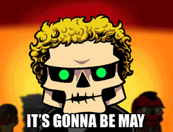 It's Gonna Be May Justin Timberlake Skull Head GIF