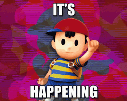 It's Happening Earthbound Boy Trippy Effect GIF