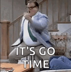 It's Happening It's Go Time Chris Farley GIF