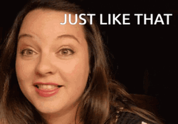 It's Happening Just Like That Yes Right GIF