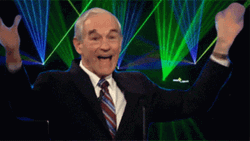It's Happening Ron Paul Disco Lights GIF