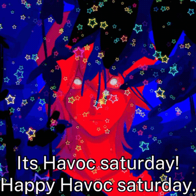 It's Havoc Saturday Poster GIF