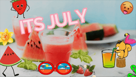 It's Hello July Happy Summer GIF