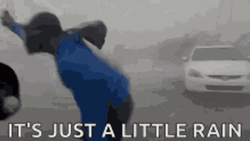 It's Just A Little Bit Of Rain Outside GIF