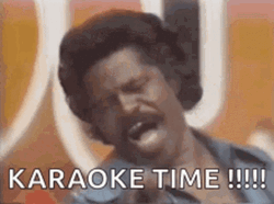 It's Karaoke Time GIF