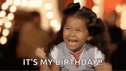 It's My Birthday Happy Kid GIF