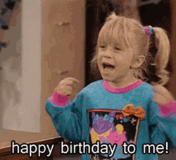 It's My Birthday Little Michelle Moss GIF
