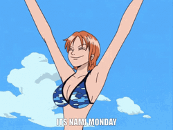 It's Nami Monday Stretch GIF
