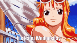 It's Nami Wednesday Happy GIF