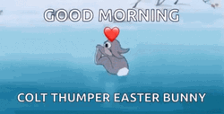 It's Only Tuesday Thumper Easter Bunny  GIF