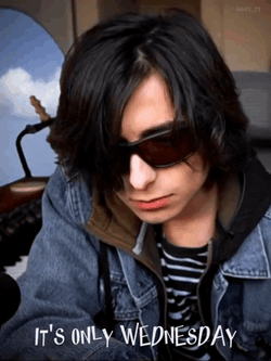 It's Only Wednesday Aidan Gallagher GIF
