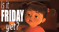 It's Only Wednesday Monsters Inc Boo Sleepy GIF