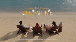 It's Showtime Beach Cheers GIF
