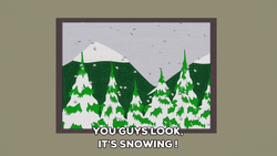 It's Snowing! Snow Falling GIF