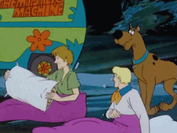 It's So Fluffy Scooby Doo Pillow GIF