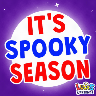 It's Spooky Season Sign By Lucas & Friends GIF
