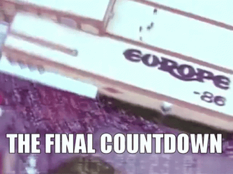 It's The Final Countdown Europe Band Hit Song GIF