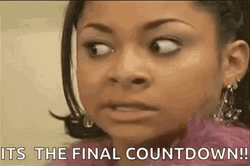 It's The Final Countdown Nervous Raven Symone GIF