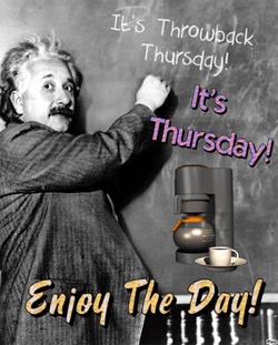 It's Throwback Thursday Albert Einstein GIF