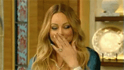 It's Time Mariah Carey Shy Covering Mouth GIF