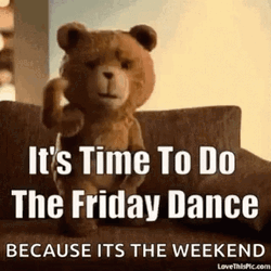It's Time To Do Friday Work Dance GIF