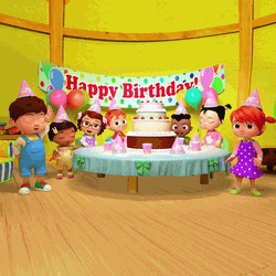 It's Your Birthday Dance By Cocomelon Team GIF