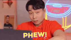 It Was A Sigh Of Relief GIF