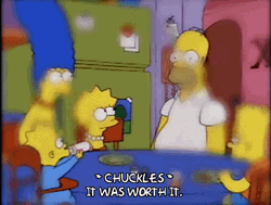 It Was Worth It The Simpsons GIF