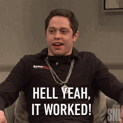 It Worked Pete Davidson GIF