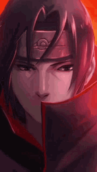 Itachi Sharingan Fan Art Red Eyes Zone GIF