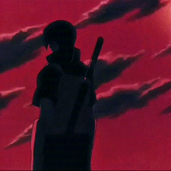 Itachi Uchiha Cinematic Shot GIF