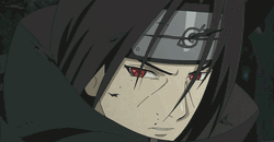 Itachi Uchiha Getting Serious GIF